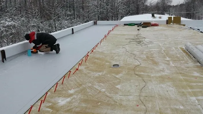 Кровля зимой с.питер